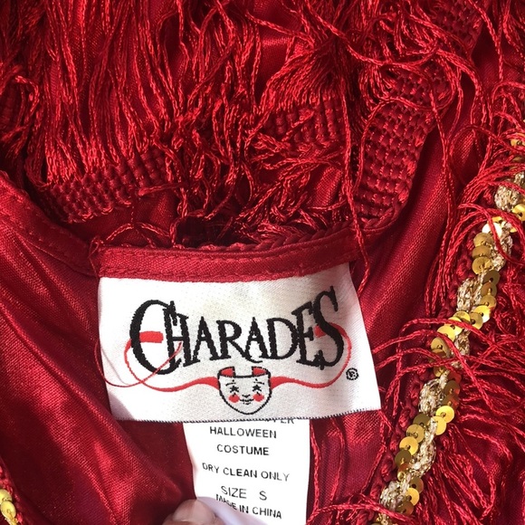 NWT Charades Fashion Flapper Halloween Costume Women’s Small Bonus Accessories - Picture 12 of 16